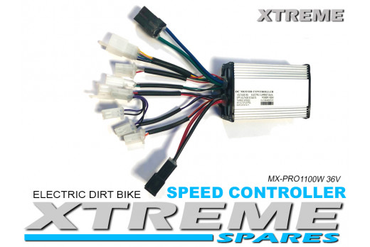 XTREME ELECTRIC XTM MX-PRO 36V 1100W LITHIUM REPLACEMENT SPEED CONTROLLER MODEL ZJLY-08-MD07-01