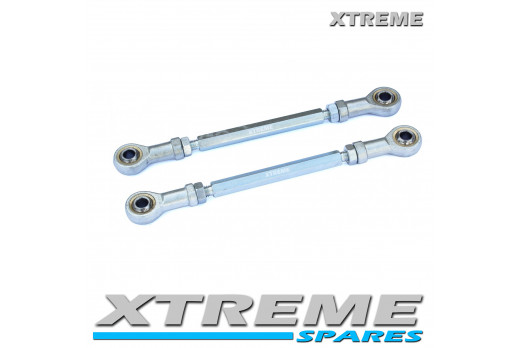 XTM RACING QUAD HIGH QUALITY 2 X STEERING TRACK ROD ENDS 235MM - 255MM