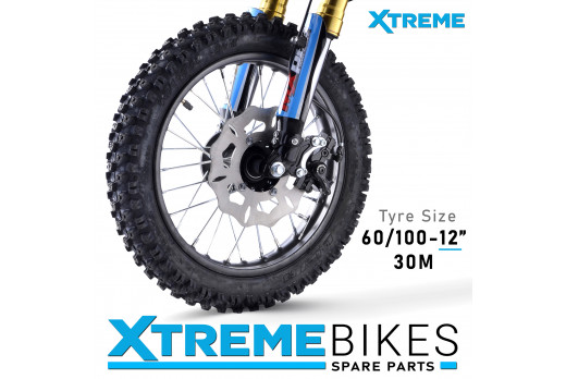 XTREME ELECTRIC XTM MX-PRO REPLACEMENT FRONT TYRE 60/100-12 30M